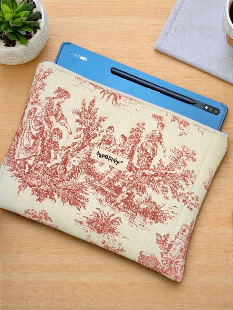 Puffy Tablet Sleeve – Old Time Vintage Design | Ayza Stüdyo