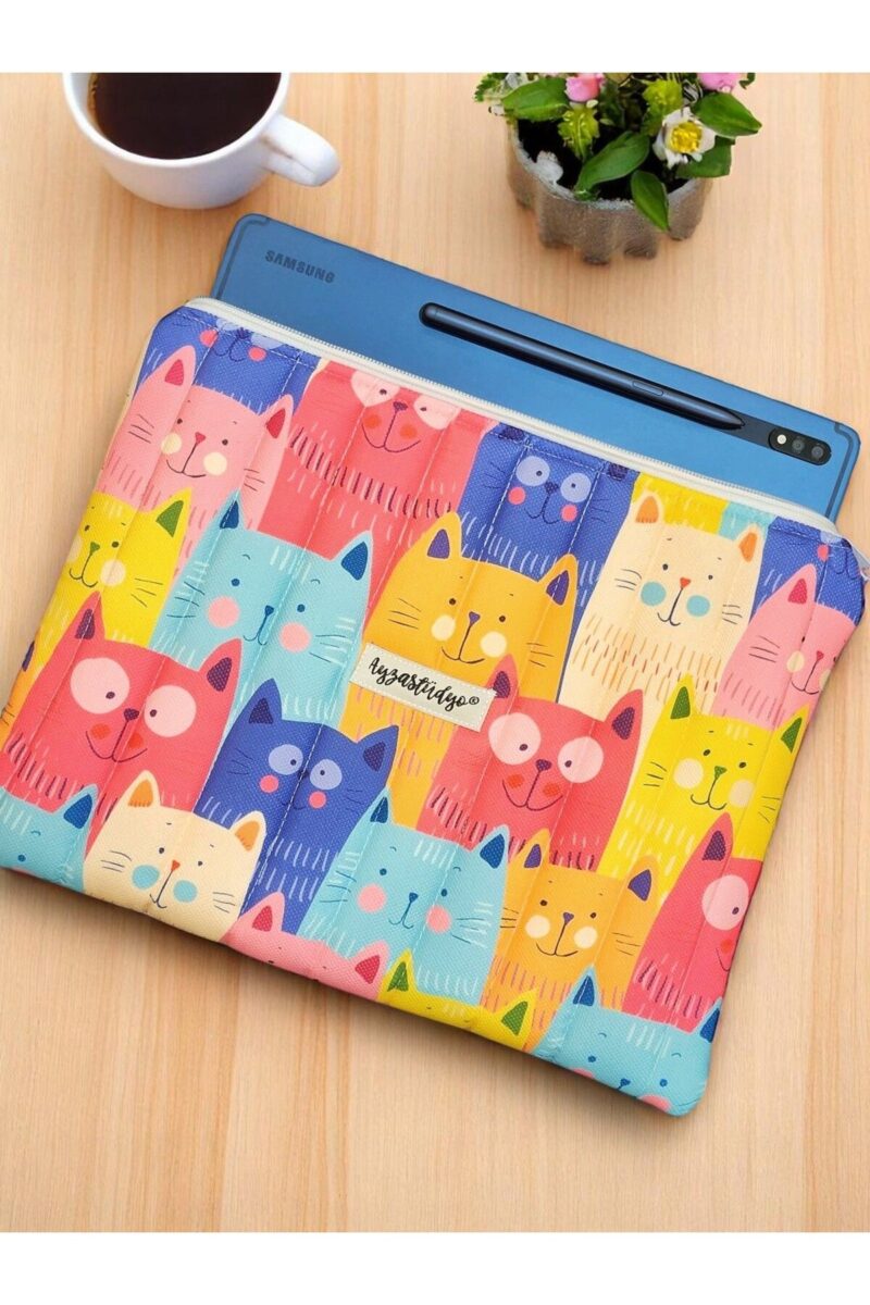 Puffy iPad/Tablet Sleeve - Sweet Cats | Ayza Stüdyo