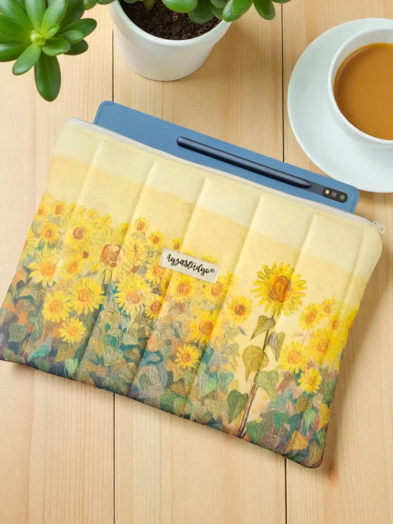 Puffy iPad/Tablet Sleeve - Sunflowers | Ayza Stüdyo