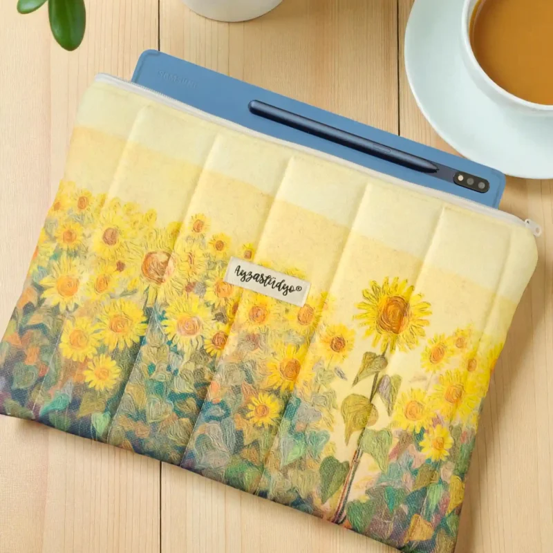 Puffy iPad/Tablet Sleeve - Sunflowers | Ayza Stüdyo