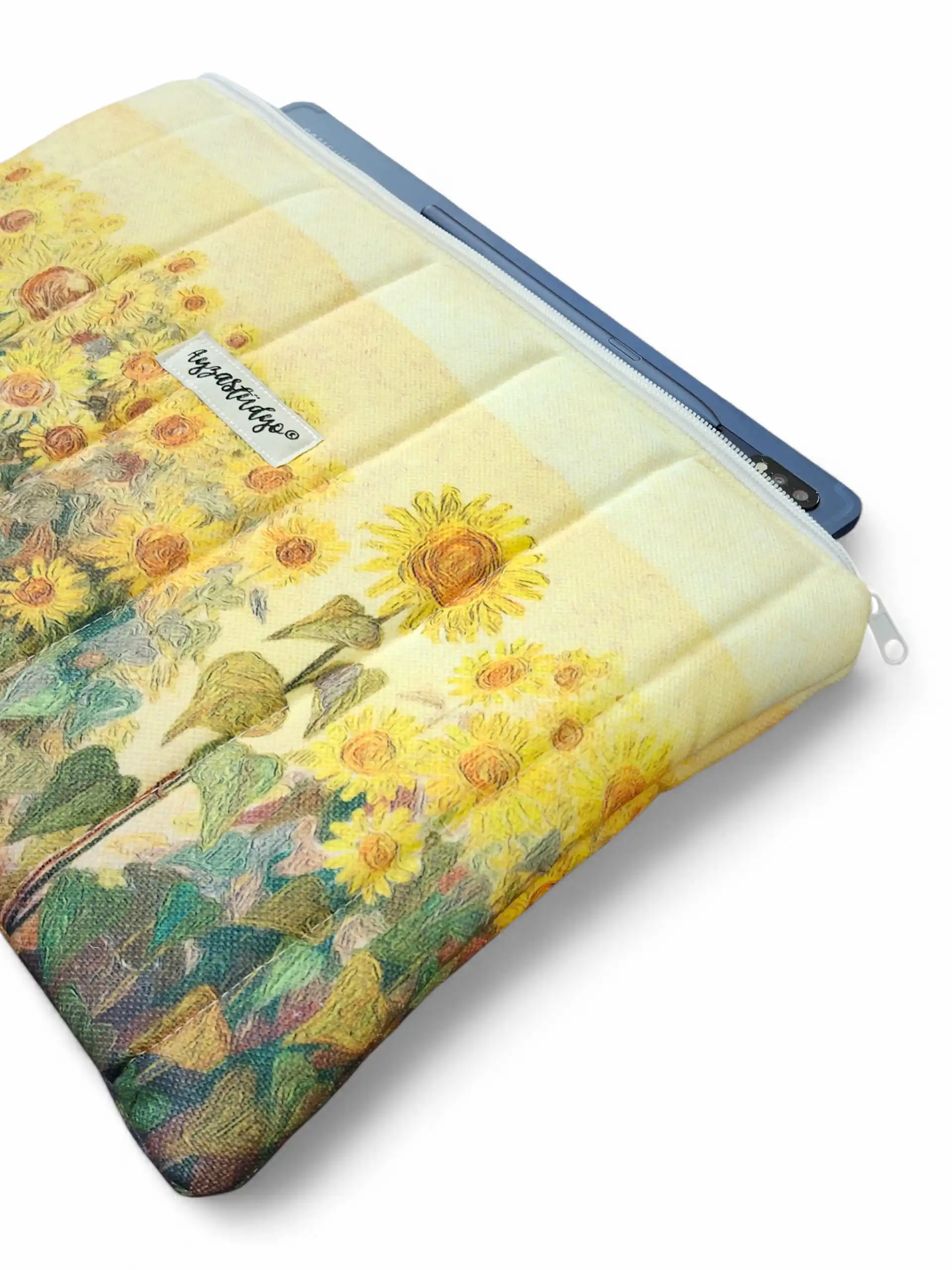 Puffy iPad/Tablet Sleeve - Sunflowers | Ayza Stüdyo - Image 3